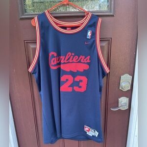 Lebron James #23 Cavaliers Nike Swingman Throwback Basketball Jersey